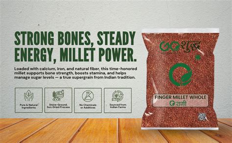 Goshudh Ragi Sabut (Finger Millet Whole Grain) | High-Fibre & Calcium ...