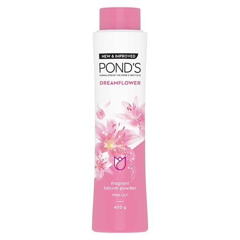 POND'S Dreamflower Fragrant Talc with Vitamin B3| Pink Lily 400 g ...