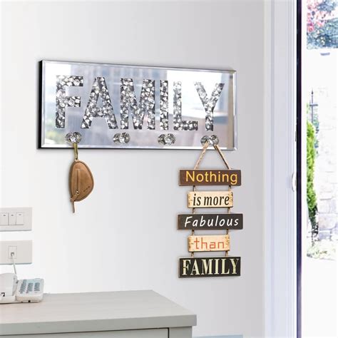 ST3000 Crush Diamond Mirrored Family Letter Plaque Sign for India | Ubuy