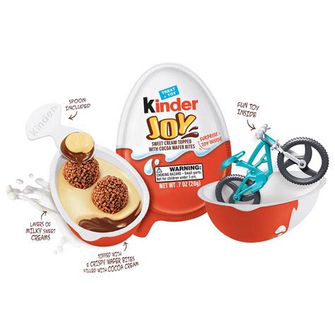 Kinder Joy Chocolate Surprise Egg with Toy Inside (8.04, 12 ct ...