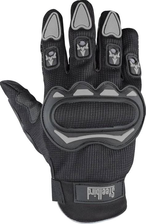 Steelbird Bike Riding Gloves with Touch Screen Sensitivity at Thumb and ...
