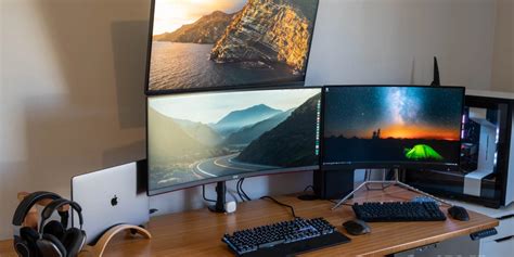 Image result for Three Monitor Computer Stations