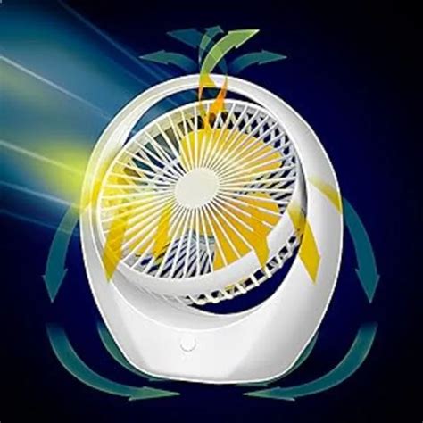 Rechargeable Small Mini Portable Cooler Smart Table Fan – HOMEHOP®