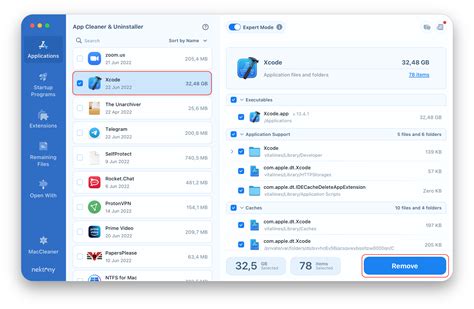 Uninstall Xcode 的图像结果