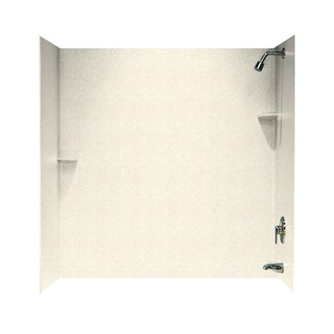 SWAN 30-Inches L x 60-Inches W x 60-Inches H Pebble 3 -Piece Glue to ...