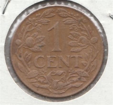 1 Cent 1942, Kingdom of the Netherlands (1901-2000) - Curacao - Coin ...
