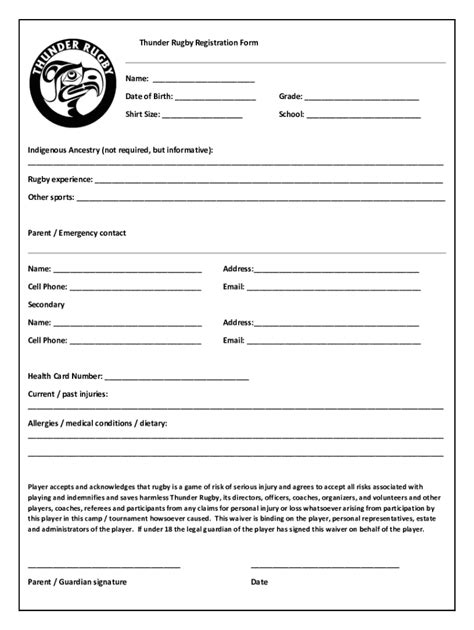 Fillable Online Injury surveillance and prevention practices across Rugby ... Fax Email Print ...