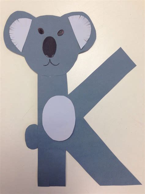 Koala Letter K Craft for Preschoolers