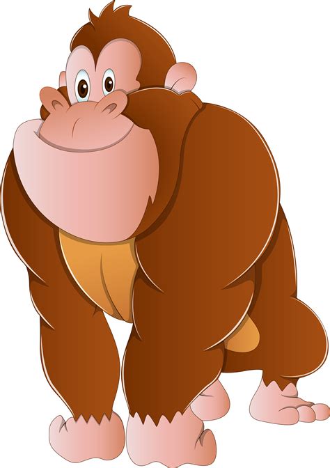 Gorilla clipart cute, Gorilla cute Transparent FREE for download on ...