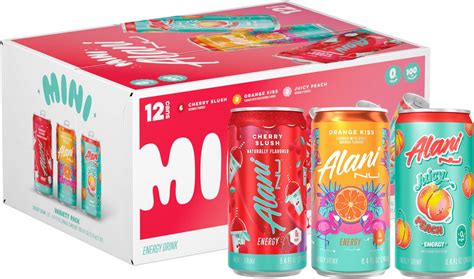 Amazon.com : Mini Alani Energy Variety Pack, 3 Flavors, 8.4 Fl Oz Per ...