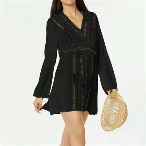 Raviya Women's Black Cover-ups | Depop