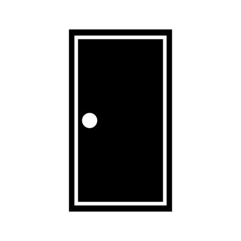 Door icon vector | Premium Vector