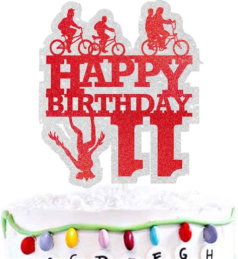 11th Happy Birthday Horror Theme cake toppers things India | Ubuy
