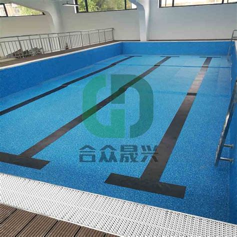 安装健身房 纯色泳池胶膜 老旧游泳池改造 防滑改造产品图片高清大图