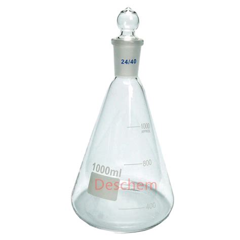 Deschem Glass Erlenmeyer Flask - Lab Conical Bottle India | Ubuy