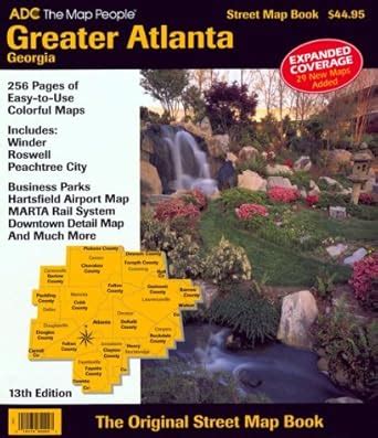 Greater Atlanta, Georgia Street Map Book : Amazon.in: Books