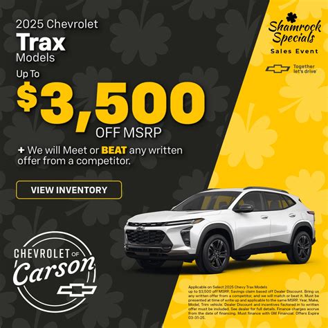 New Chevrolet Vehicle Specials In Carson | Chevrolet of Carson