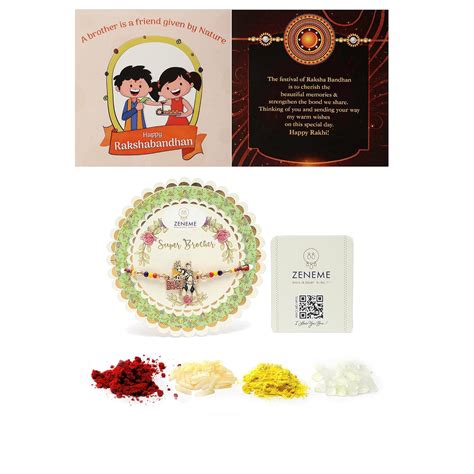 ZENEME Rakhi for Kids Power Ranger Super Bhai Rakhi for Kids Rakhi for ...