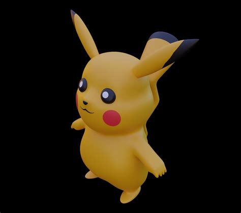 Pikachu 3D model for 3D print 3D model 3D printable | CGTrader