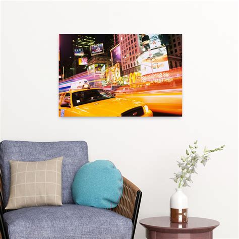 Ivy Bronx Yellow Taxi On The Road Times Square Manhattan New York City ...
