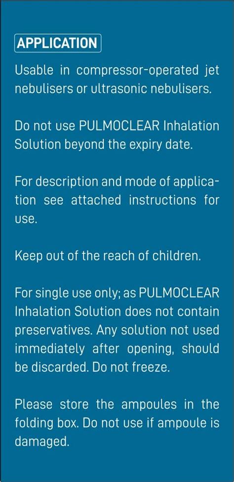 Pulmoclear Sterile Isotonic 0.9% Sodium Chloride - NaCl India | Ubuy