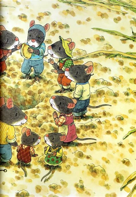 绘本故事《14只老鼠种南瓜》