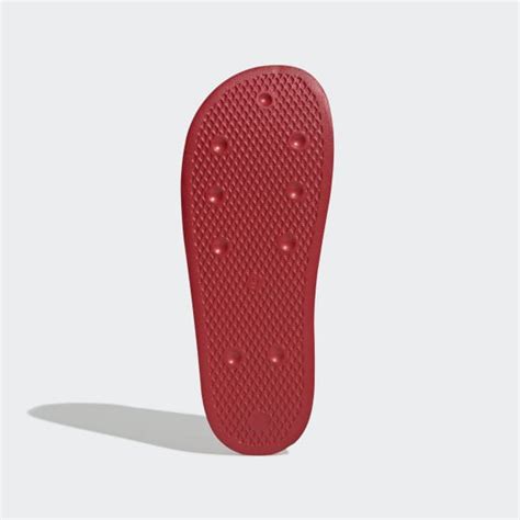 Men's Red & White adilette Lite Slides | adidas US