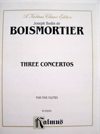 Buy Boismortier 3 Conc. For 5 Fl. 5 Book Online at Low Prices in India ...
