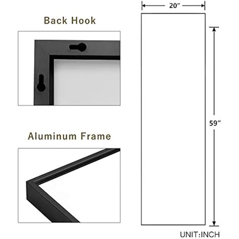 NeuType Wall Mirror 59x20 Floor & Full Length | Ubuy India