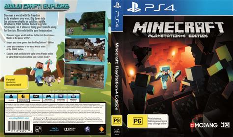 Image result for Minecraft PS4 Back Cover