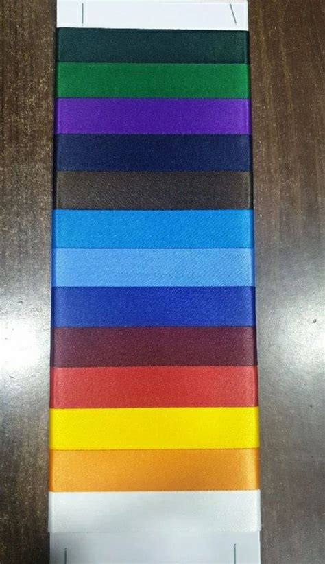 Satin Ribbons - Plain Lanyard Satin Roll Manufacturer from Surat