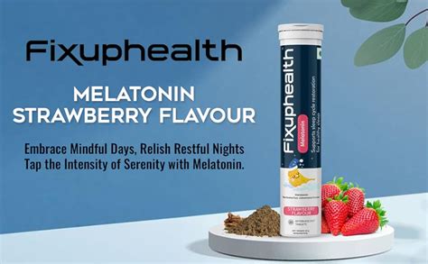 Amazon.in: FIXUPHEALTH: Melatonin