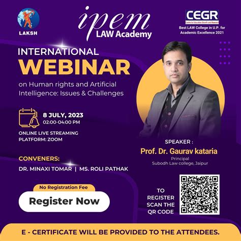 International Webinar on ‘Human Rights and Artificial Intelligence ...