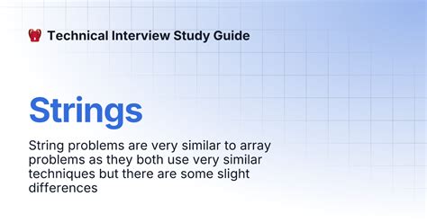 Image result for Strings Interview Question