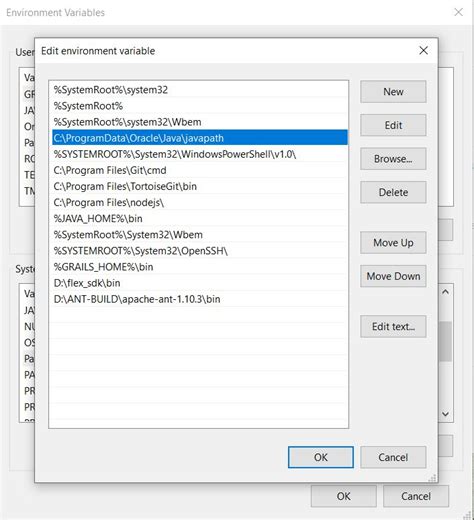 Image result for Change Java Version Windows