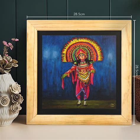 West Bengal's Chhau Dance - Wall Painting – islandrangoli