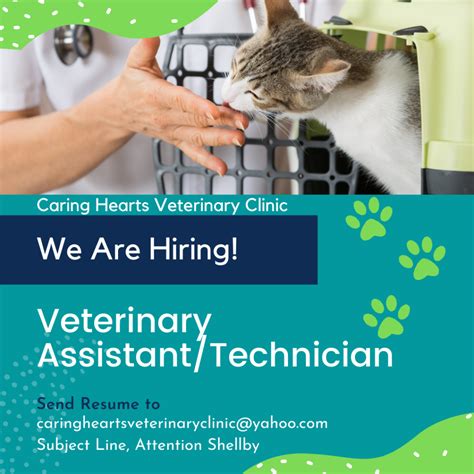 We are hiring! | Veterinarians in Wichita, KS | Caring Hearts ...
