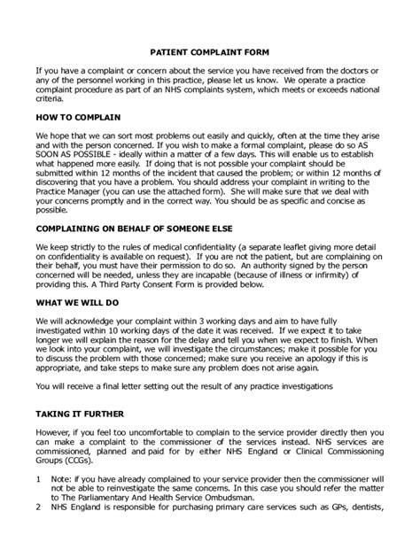 Fillable Online www.sampleforms.compatient-complaint-formFREE 11 ...