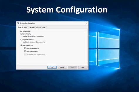 System Configuration Windows 1.0 的图像结果
