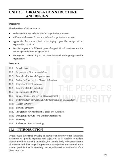 Organisation Structure & Design: Key Principles & Factors - Studocu
