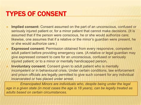 Assumed Consent Definition