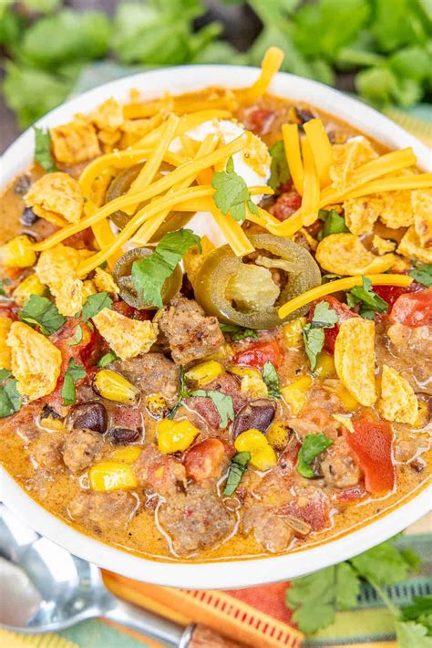 Queso Taco Soup - Plain Chicken