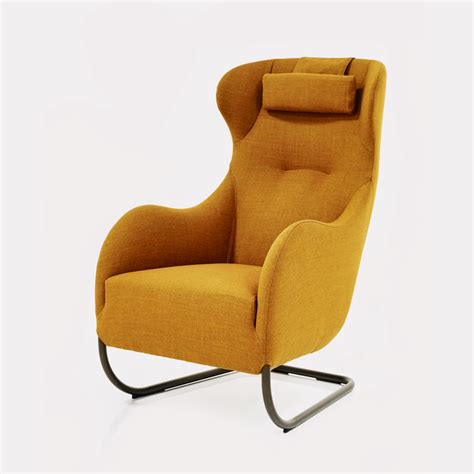 客厅简约北欧沙发椅设计师椅子 实木单人布艺休闲椅咖啡椅-单人沙发-2021美间（软装设计采购助手）