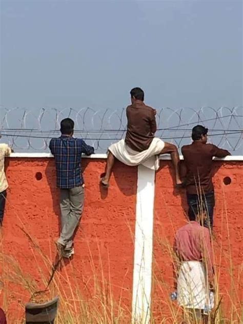 People Climbing Walls Of Kannur Airport To See Flights Taking Off Has ...