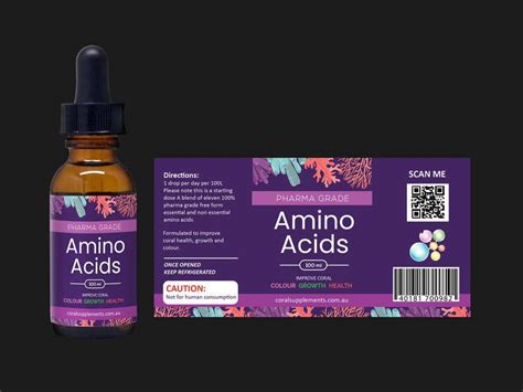 unique label for 100ml dropper bottle | Freelancer