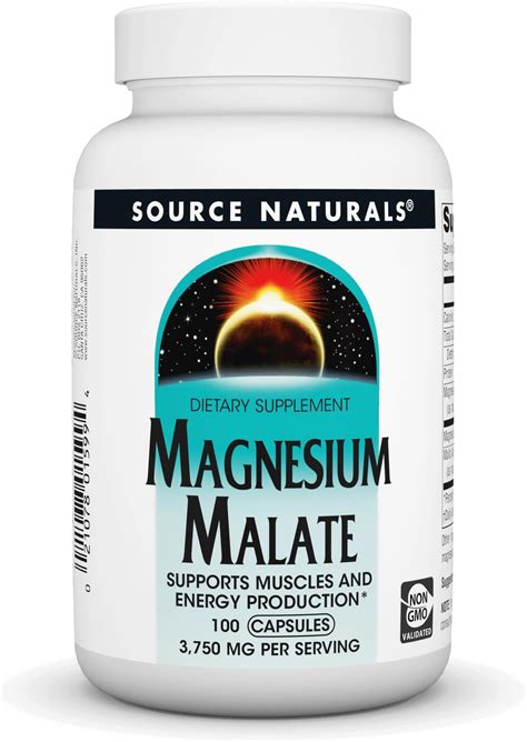 Amazon.com: Source Naturals Magnesium Malate 3750 mg Per Serving ...