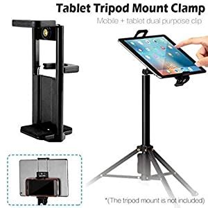 FreshDcart Tripod Mobile Clip Holder Bracket Clamp Mount with 2 Sided ...