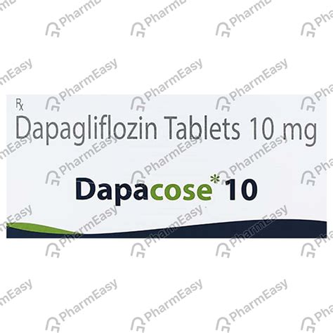 Dapa Cose 10 MG Tablet (10): Uses, Side Effects, Price & Dosage | PharmEasy