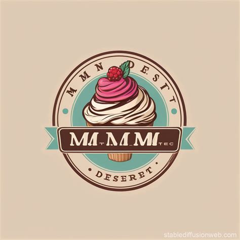 Dessert Logo Vector Design | Stable Diffusion Online