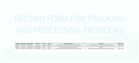 Image result for Tracking Log Template Excel